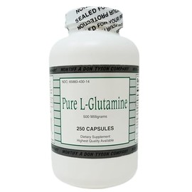 Pure L Glutamine 500 mg 250 caps