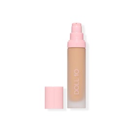 DOLL 10 NO. Suero de maquillaje de cobertura superior This Covers Everything de TCE con péptidos (talla única, mediano)