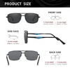 KINGSEVEN 2023 Brand Classic Square Polarized Sunglasses Men Driving Male