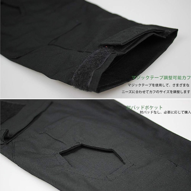 Combat Clothing, Camouflage Clothing, Sweat Absorption, Quick Dry, Breathable &