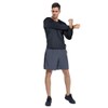 REEDBEEK Men's Sauna Suit Long Sleeve Waist Trainer Heat Trapping