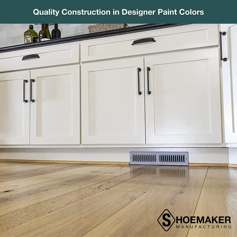 Shoemaker Manufacturing Cement Gray, 2x10, Premium Toe Space Grille, All