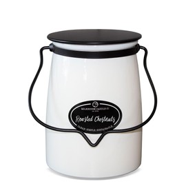 Milkhouse Candle Company - Roasted Chestnuts - Creamery Collection - 22oz Single Cotton Wick Soy Candles with Beeswax - Long Burn Time, Made in The USA - Non Toxic, Premium Scented Candles