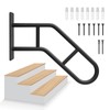 UCANVIN Upgraded Non-Slip Handrails for Outdoor 1-3 Steps, U-Shaped Stair