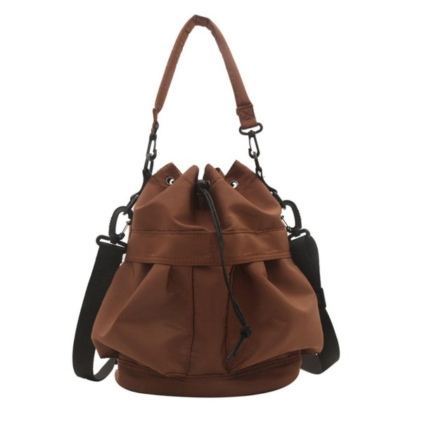 ALVEIN Women's Drawstring Bag, 2-Way Shoulder Bag, Lightweight, Storage Capacity,
