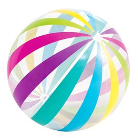 Super Large Inflatable Beach Ball 107cm,Rainbow Big Beach Ball for Kids Adult Swimming Pool Toys,Water Toy,Pool Ball Blow Up Ball Water Recreation Balls Beachball for Pool Party Games Summer Beach Toy