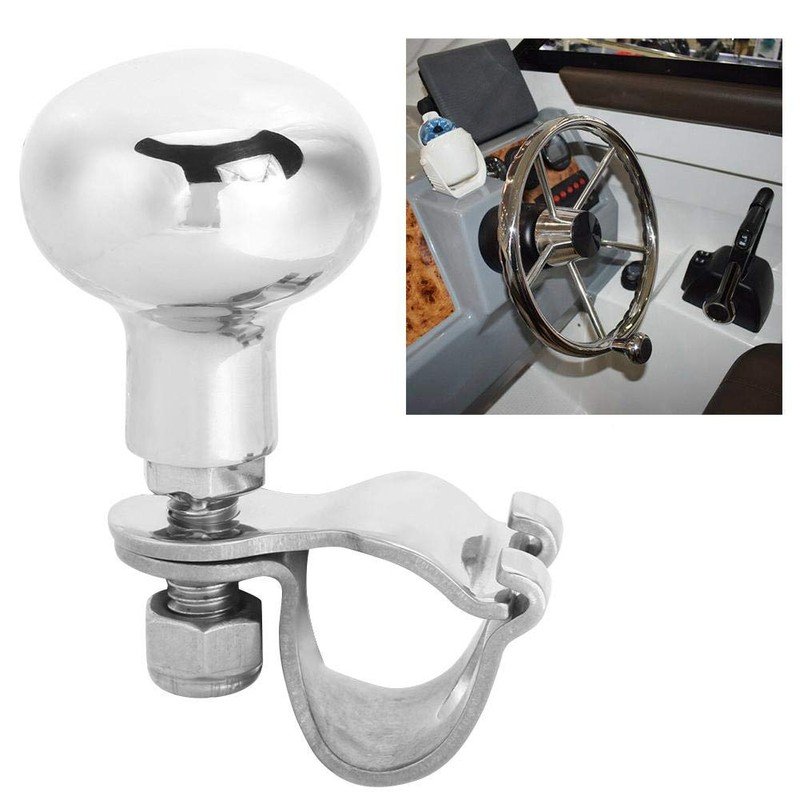 Spinner del volante, perilla universal del volante de acero inoxidable