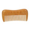 Healvian Fine Toothed Wooden Comb for Scalp Massage Static Hairdressing