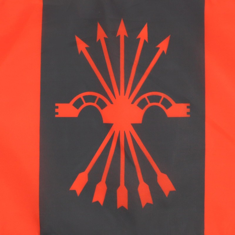 Falange Española de las JONS Flag 18'' x 12'' cords