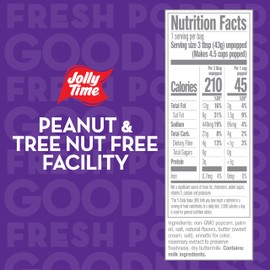 Jolly Time Blast O Butter, Ultimate Movie Theater Butter Microwave Popcorn, 1.5oz Personal Bag, 10 Bags Per Carton (Blast O Butter Minis, 1.5 Ounce (Pack of 30))