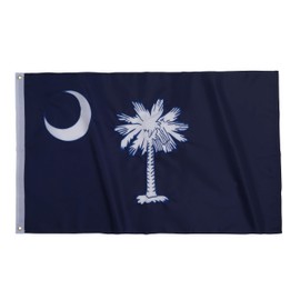 ROTERDON South Carolina State Flags 3x5 FT, Embroidered Double Sided SC State Flag, Outdoor Heavy Duty South Carolina Flag with Brass Grommets