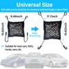Kewucn 2 Layers Car Mesh Organizer, Two-Side Elasticity Auto Seat