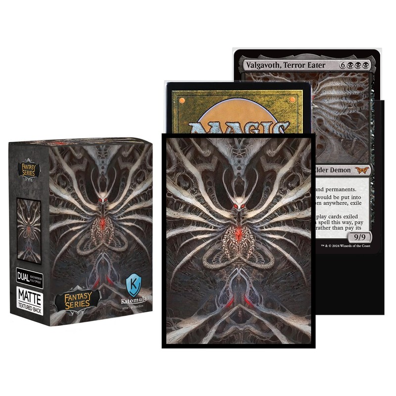 Katomula 100 PCS MTG Card Sleeves with 100 PCS Perfect