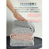 CBJAPAN Carari Day Bath Towel, 5x Water Absorbency Microfiber, Gray,