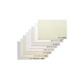Muse PAS-012 Watercolor Paper Postcard Pack Trial Set Postcards 8 Types x 2 Sheets White