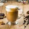 Accguan 15oz/450ml Glass Coffee Mugs with Handles Set of 6