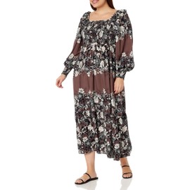 AVENUE Women's Plus Size Maxi Sadie PLC, FLWR Child