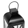 Unbranded Mainstays Decorative Black Metal Pillar Candleholder Lantern, 10", Small