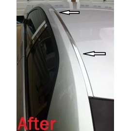 Automotive Authority For 1991-1995 ACURA LEGEND CHROME ROOF TOP TRIM MOLDING KIT