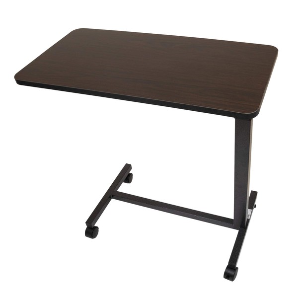 Roscoe Hospital Bed Table and Overbed Table - Laptop Table for Recliner, Bed, and Sofa - Computer Table for Bed and Hospital Bedside Table, Hospital Tray Table Adjustable with Wheels