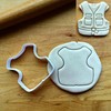 Sweet Prints Inc Fishing Vest (outline) Cookie Cutter - Dishwasher