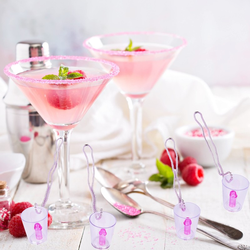 Bachelorette Party Decorations Shot Cup Bride Engagement Wife Naughty Funny