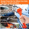 Car Window Breaker Hammer and Seat Belt Cutter 2-in-1, Emergency