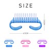 9-Piece Handle Nail Brush, Plastic Hand Brush, Nail Scrubber Cleaning
