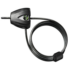 Master Lock 8417JAD Bicycle Bike Lock, Keyable, Adjustable, Vinyl Coating, Cable Thickness 0.2 inches (5 mm), Cable Length 5.9 ft (1.8 m), Anti-theft, Python, Black