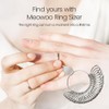 Meowoo Metal Ring Sizer Measuring Tool with Magnifier, Metal Ring