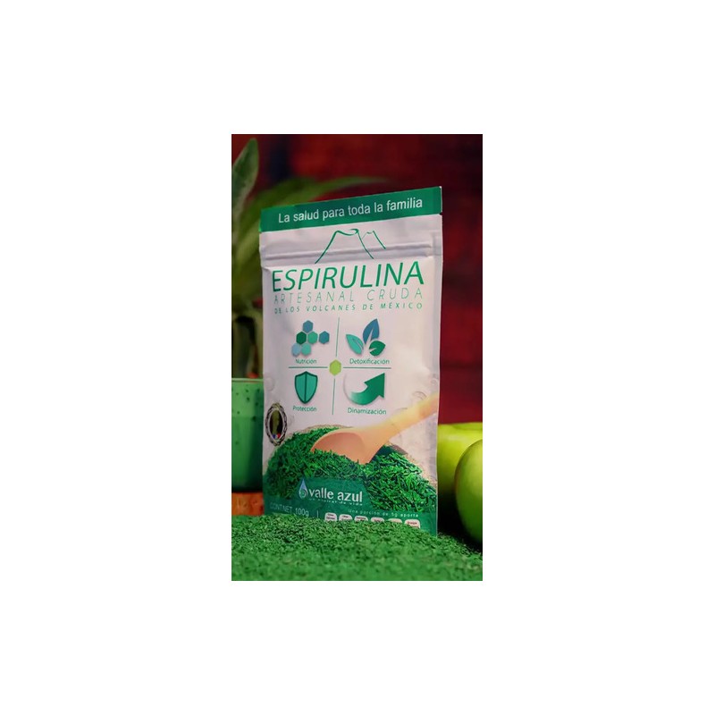 Alga Espirulina Cruda Producida En Nayarit 100g,