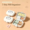 Pill Box 7 Days with Stickers, Set of 2 Pill