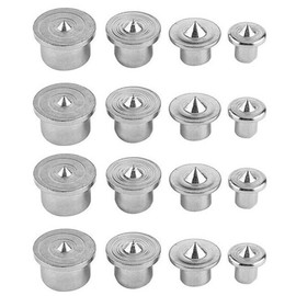 MITEGELO 16 Piezas Localizador de tacos de madera, Tornillos para madera gruesos y duraderos, adecuado para herramientas carpinteria de artesano.