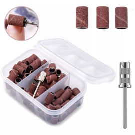 Mouyic Barriles Limas Repuesto Grano 80/120/180 + Punta+ Contenedor