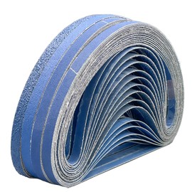 FEIHU Zirconium Corundum Sanding Belts, 9 x 533 mm, Pack of 20 Grit 100 for Proxxon Power File, Sandpaper, Sanding Belt Set