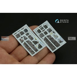 Quinta Studio QTSQDS32147 1:32 Quinta Studio Interior 3D Decal - F-18B Hornet (ACA kit) Small