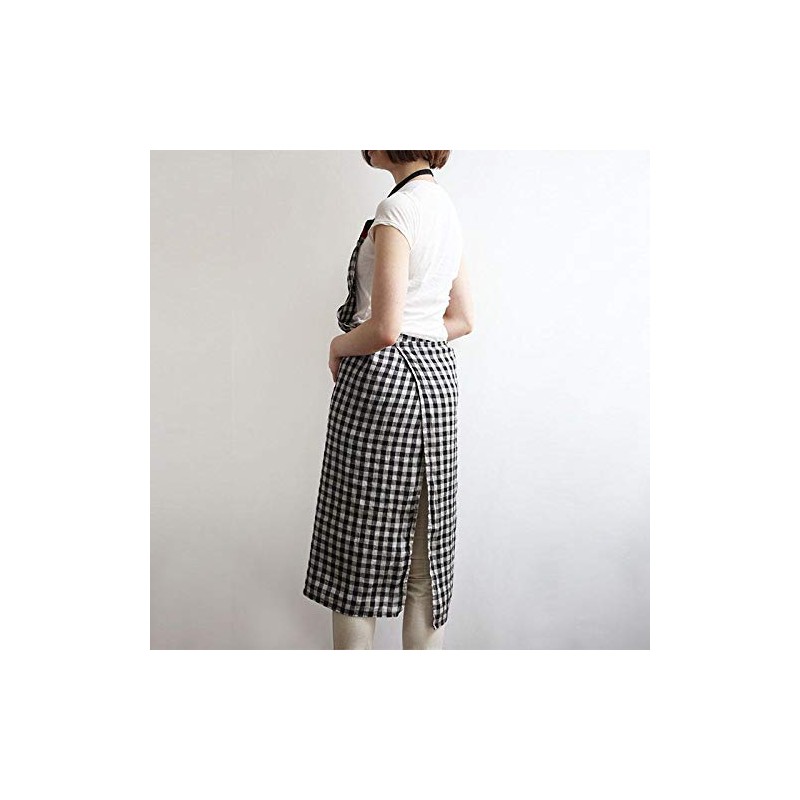 Lino e Lina Full Apron, Manon Leticia Noir/A691 Apron, Cute,