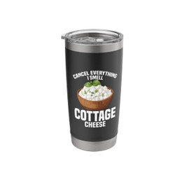 Cottage Cheese Enthusiast Cancel Cottage Cheese Lover Stainless Steel Insulated Tumbler