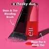 e.l.f. Tinta Sheer For It Blush Tint Left on Red
