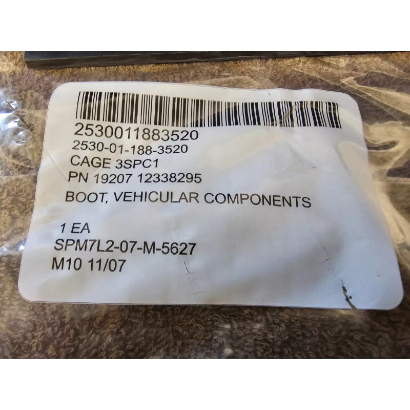 AM General 4 Upper Parking Brake Boot Cover M998 Hmmwv