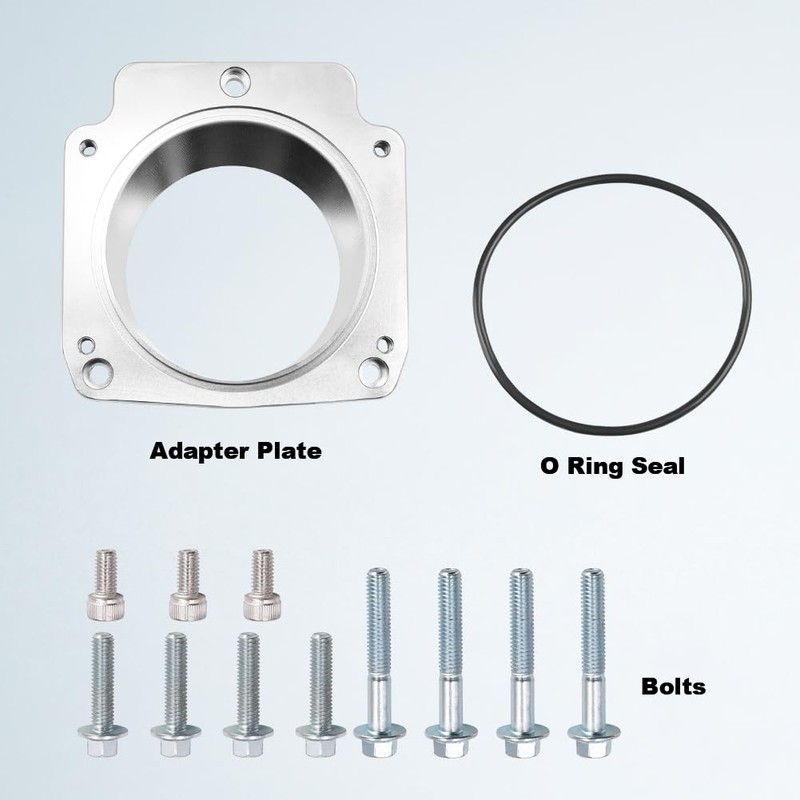 WMPHE LS Throttle Body Adapter 92mm Compatible with LS1 3