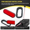 Oyviny 6 Inch Oval Red LED Trailer Tail Lights W/Light