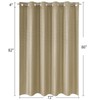 MitoVilla No Hooks Needed Extra Long Shower Curtain Liner Set,