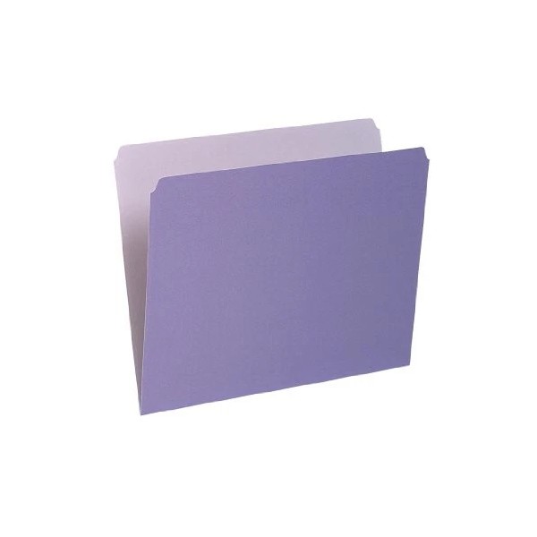 Esselte Pendaflex Two-tone Color File Folder - Letter - 8.50"