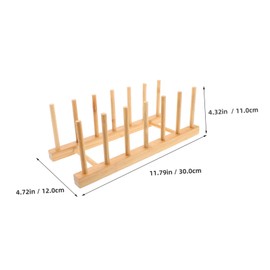 TEHAUX Wooden Thread Holder Organizer Spool Capacity for Efficient Sewing Storage Easy to Install Smooth Surface for Safe Use for DIY Crafts and Embroidery