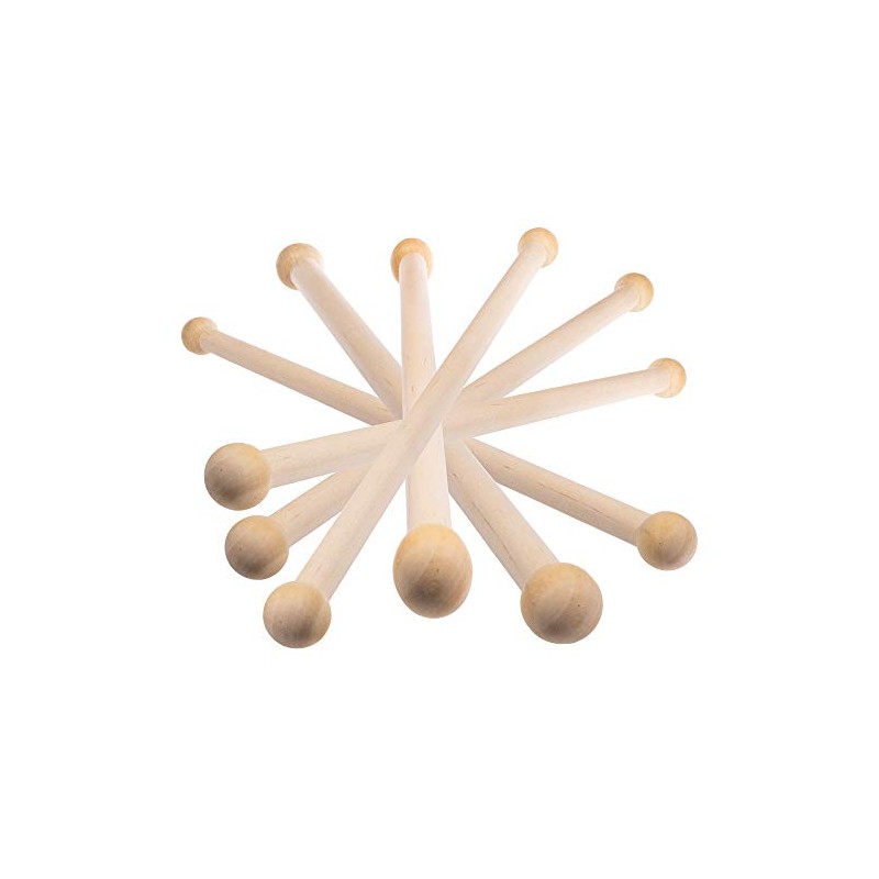 Paracord Planet Wooden Dowel Rods – Unfinished Natural Wood Sticks