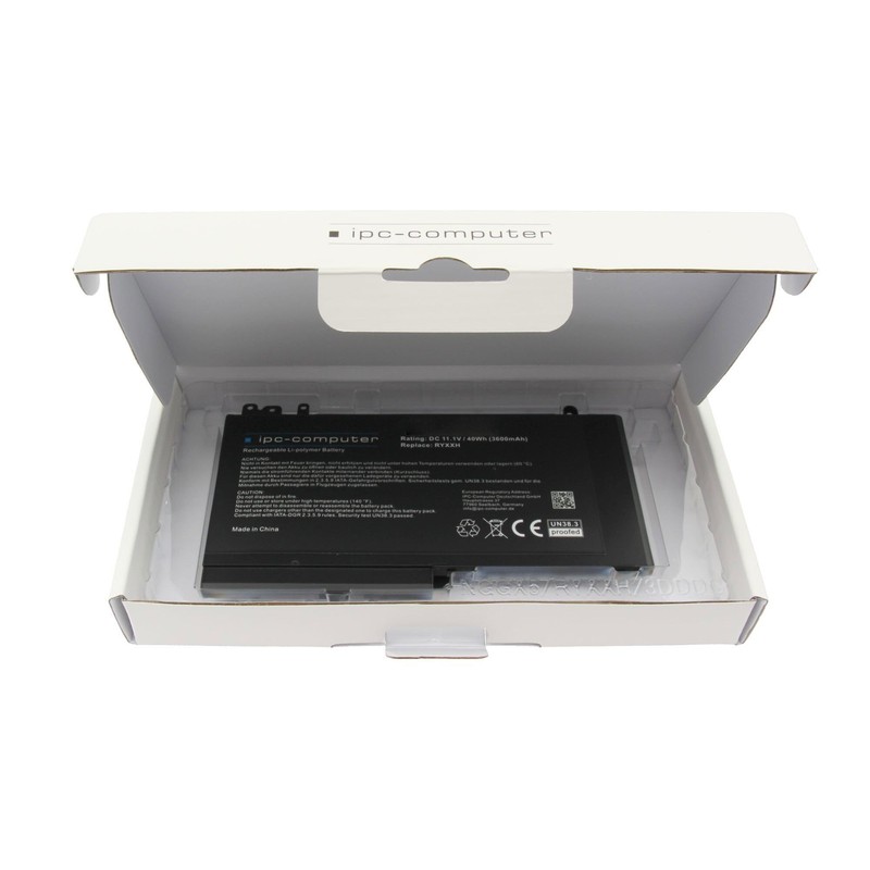 IPC-Computer Akku kompatibel zu Dell Latitude 3150/E5250-0RYXXH mit 40Wh