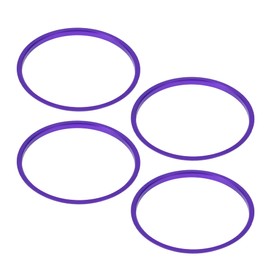 REPAIROCK 4pcs Aluminum Alloy Purple Air Conditioning Air Outlet Vent Cover Ring for Toyota Tacoma 2016-2021
