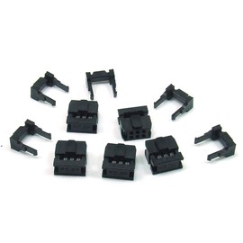 POPESQ® #A1359 IDC 2.54 mm Male Ribbon Cable 6-Pin Pack of 5