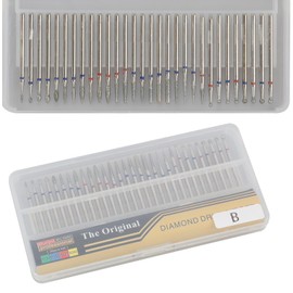 30 Stück Nagelfräser Bits Set aus Wolframcarbid - Professionelle Aufsätze für Maniküre und Pediküre, Geeignet für Gel, Acryl & Nagelhaut Entfernung，Ideal für alle Arten von Nägelarbeiten